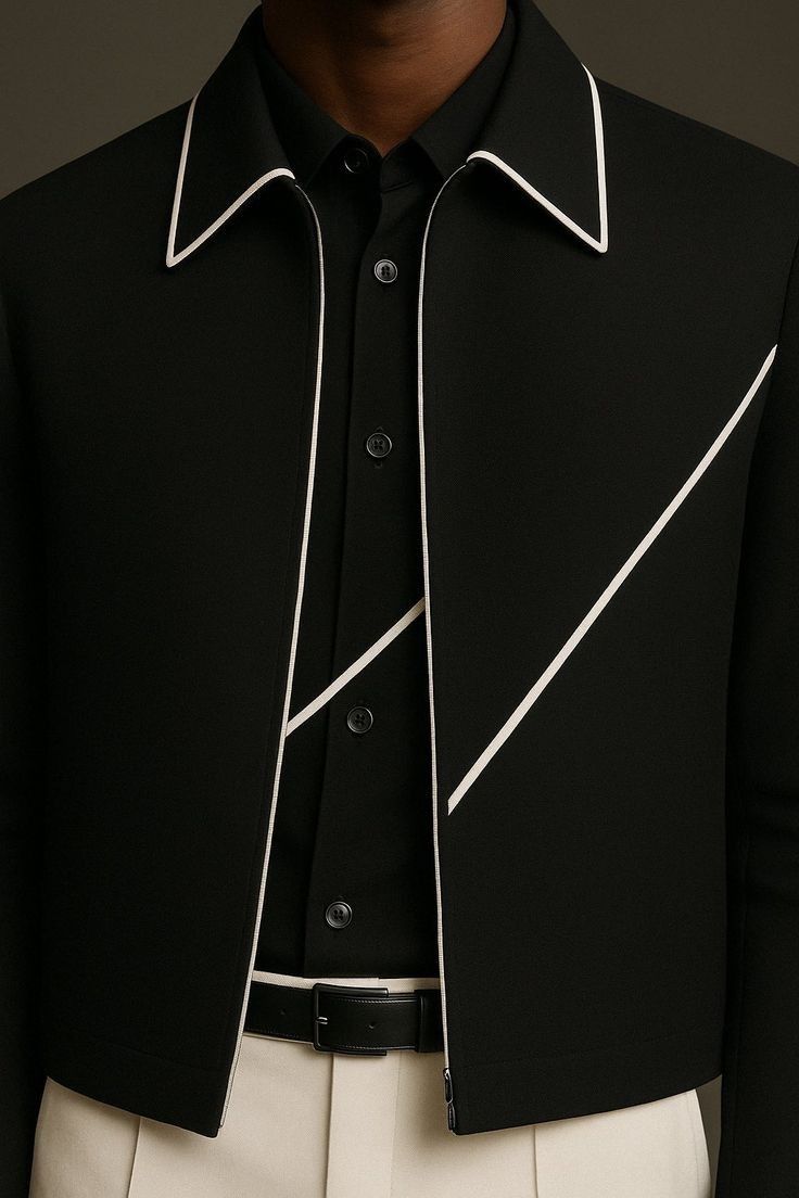 shacket with white pipinn 
